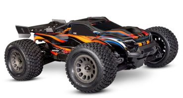 TRX108076-1-ORNG MINI-XRT 3S-Power 4x4 orange 1/16 Monster-Truck RTR